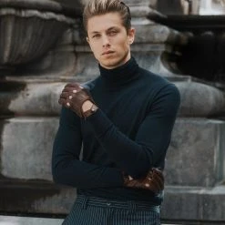 Fratelli Orsini Mario (brown) - Lambskin Leather Driving Gloves & Touchscreen 17 Fratelli Orsini Mario (brown) - Lambskin Leather Driving Gloves & Touchscreen