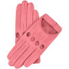 Fratelli Orsini Women's Gloves Alessa (pink) - Lambskin Leather Driving Gloves