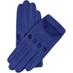 Fratelli Orsini Alessa (blue) - Lambskin Leather Driving Gloves Women's Gloves