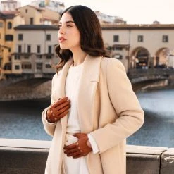 Fratelli Orsini Alessa (cognac) - Lambskin Leather Driving Gloves Women's Gloves 16 Fratelli Orsini Alessa (cognac) - Lambskin Leather Driving Gloves Women's Gloves