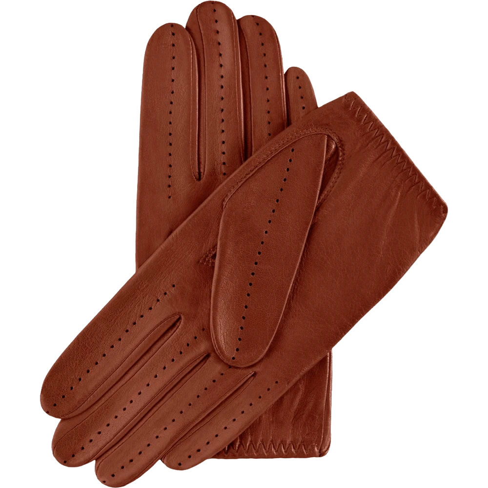 Fratelli Orsini Alessa (cognac) - Lambskin Leather Driving Gloves Women's Gloves 4 Fratelli Orsini Alessa (cognac) - Lambskin Leather Driving Gloves Women's Gloves
