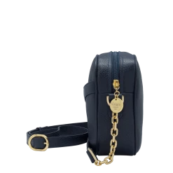Fratelli Orsini Leather Bags Alessandra - Calf Leather Women’s Bag With Cross-body Strap In Metal And Leather Chain 19 Fratelli Orsini Leather Bags Alessandra - Calf Leather Women’s Bag With Cross-body Strap In Metal And Leather Chain