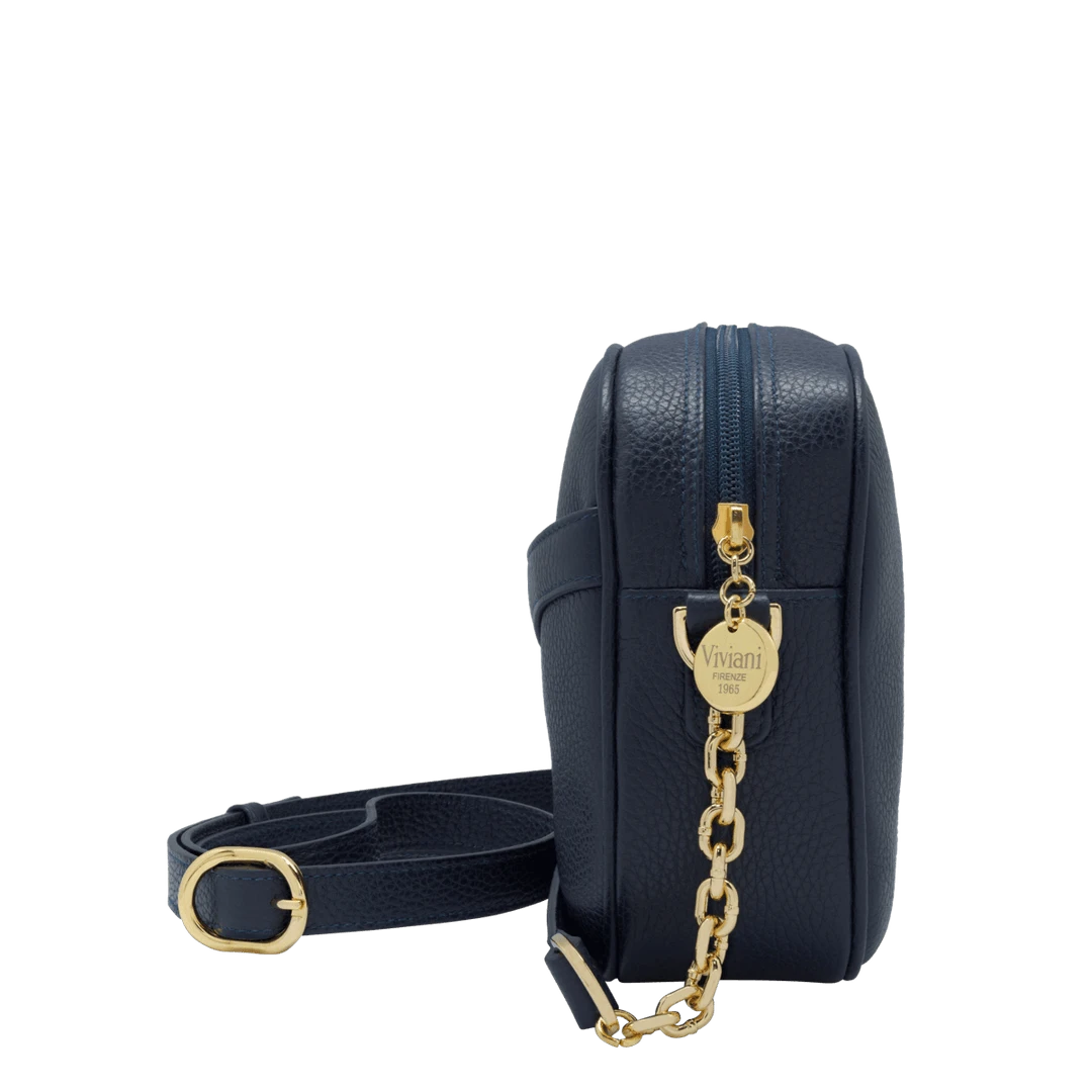 Fratelli Orsini Leather Bags Alessandra - Calf Leather Women’s Bag With Cross-body Strap In Metal And Leather Chain 7 Fratelli Orsini Leather Bags Alessandra - Calf Leather Women’s Bag With Cross-body Strap In Metal And Leather Chain