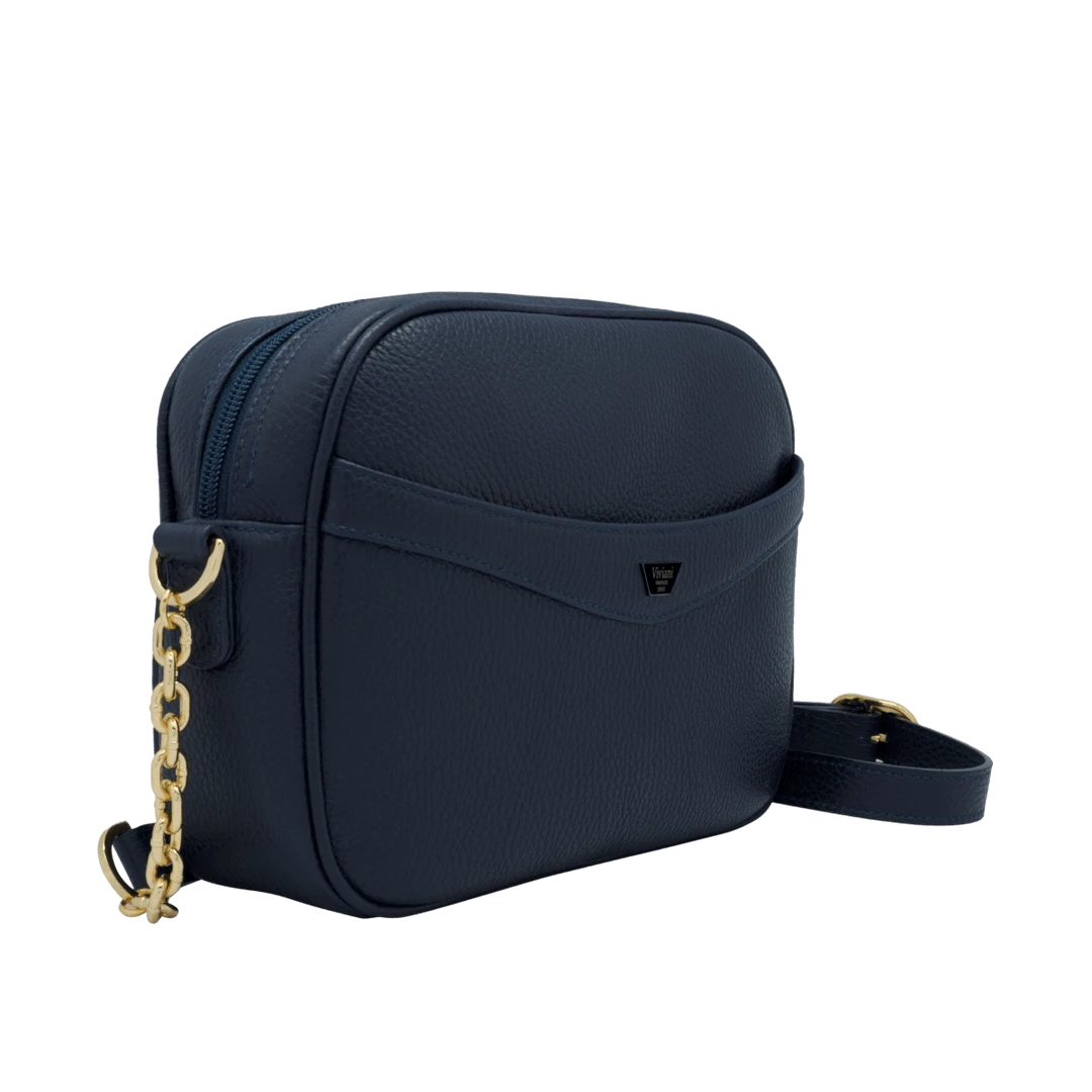 Fratelli Orsini Leather Bags Alessandra - Calf Leather Women’s Bag With Cross-body Strap In Metal And Leather Chain 5 Fratelli Orsini Leather Bags Alessandra - Calf Leather Women’s Bag With Cross-body Strap In Metal And Leather Chain