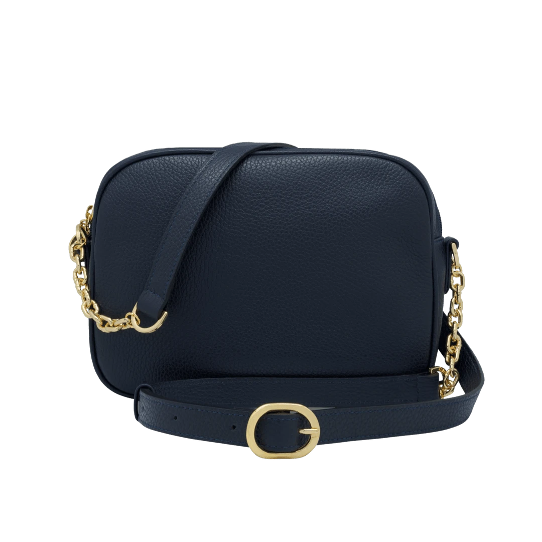 Fratelli Orsini Leather Bags Alessandra - Calf Leather Women’s Bag With Cross-body Strap In Metal And Leather Chain 4 Fratelli Orsini Leather Bags Alessandra - Calf Leather Women’s Bag With Cross-body Strap In Metal And Leather Chain