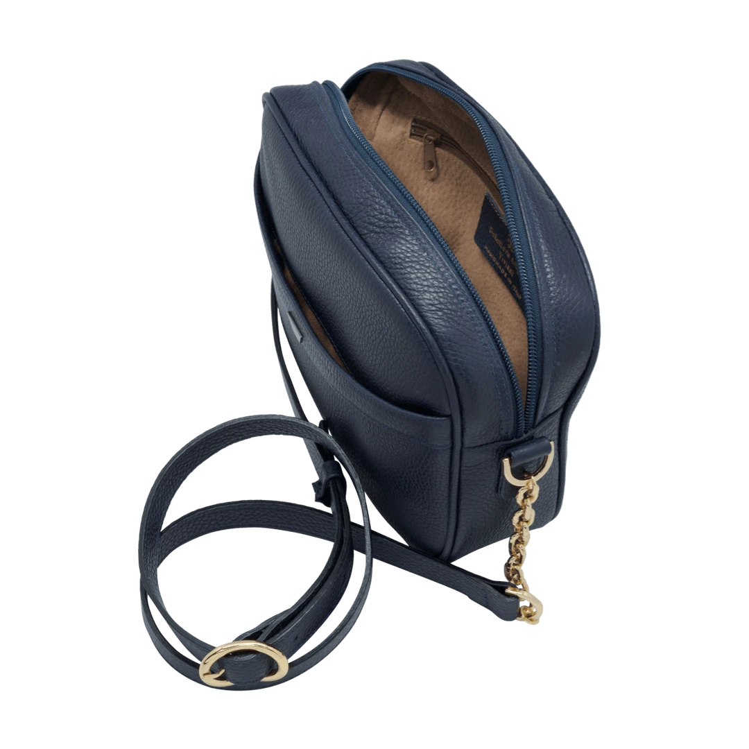 Fratelli Orsini Leather Bags Alessandra - Calf Leather Women’s Bag With Cross-body Strap In Metal And Leather Chain 8 Fratelli Orsini Leather Bags Alessandra - Calf Leather Women’s Bag With Cross-body Strap In Metal And Leather Chain