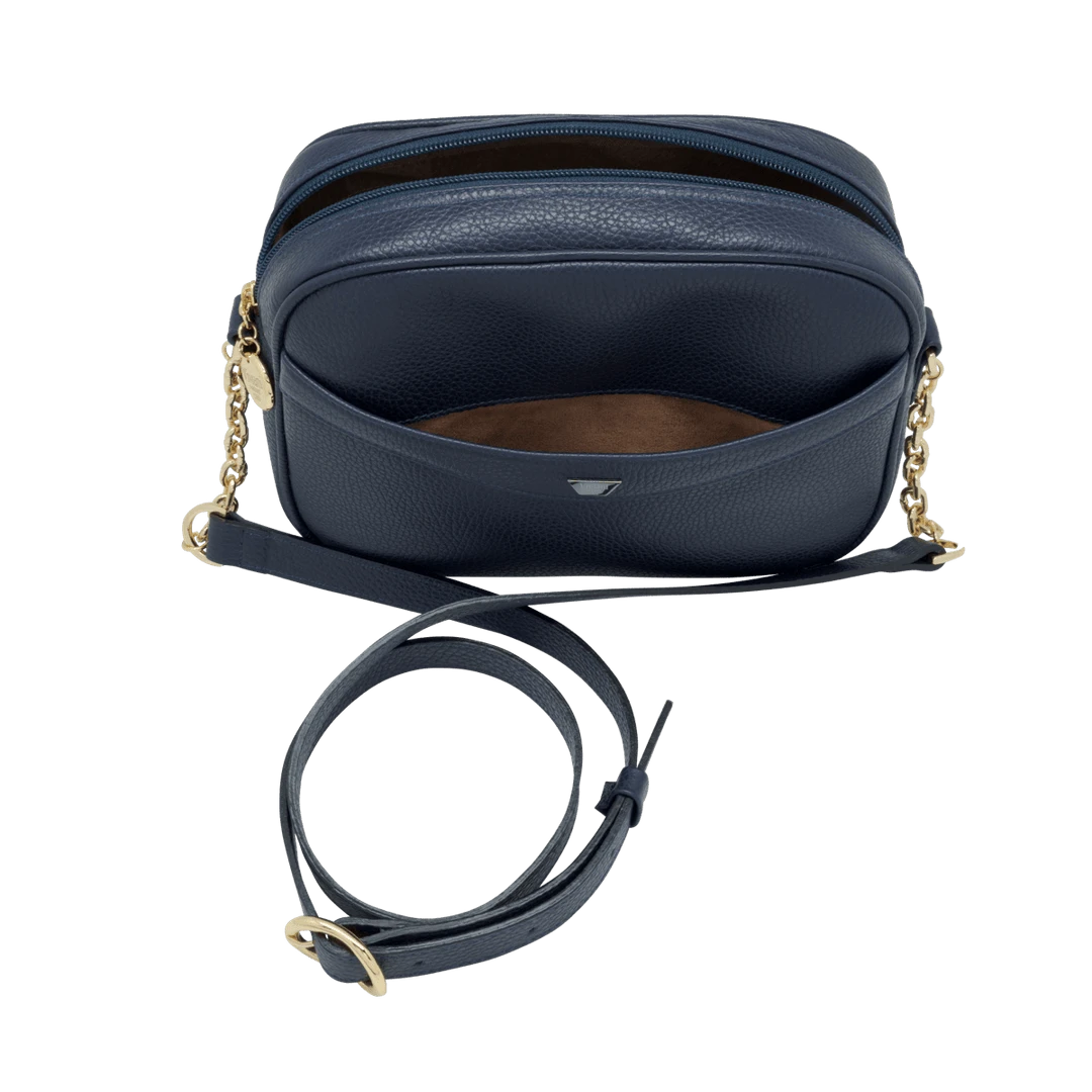 Fratelli Orsini Leather Bags Alessandra - Calf Leather Women’s Bag With Cross-body Strap In Metal And Leather Chain 9 Fratelli Orsini Leather Bags Alessandra - Calf Leather Women’s Bag With Cross-body Strap In Metal And Leather Chain