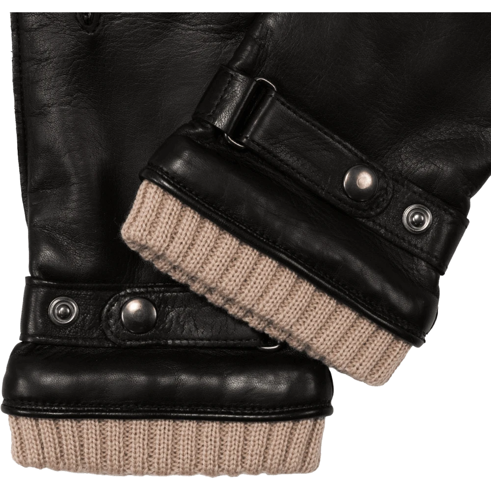 Fratelli Orsini Alonzo (black) - Lambskin Leather Gloves With Cashmere Lining & Touchscreen 6 Fratelli Orsini Alonzo (black) - Lambskin Leather Gloves With Cashmere Lining & Touchscreen