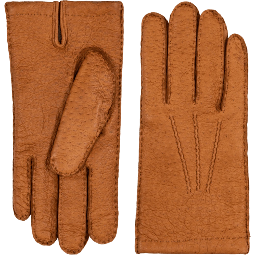 Fratelli Orsini Antonio (brown) - Peccary Leather Gloves With Cashmere Lining Men's Gloves 3 Fratelli Orsini Antonio (brown) - Peccary Leather Gloves With Cashmere Lining Men's Gloves