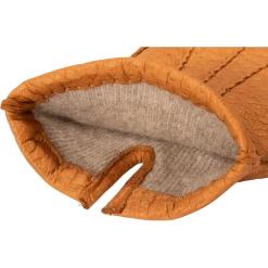 Fratelli Orsini Antonio (brown) - Peccary Leather Gloves With Cashmere Lining Men's Gloves