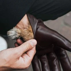 Fratelli Orsini Marco (brown) - Lambskin Leather Gloves With Brown Fur Lining 19 Fratelli Orsini Marco (brown) - Lambskin Leather Gloves With Brown Fur Lining