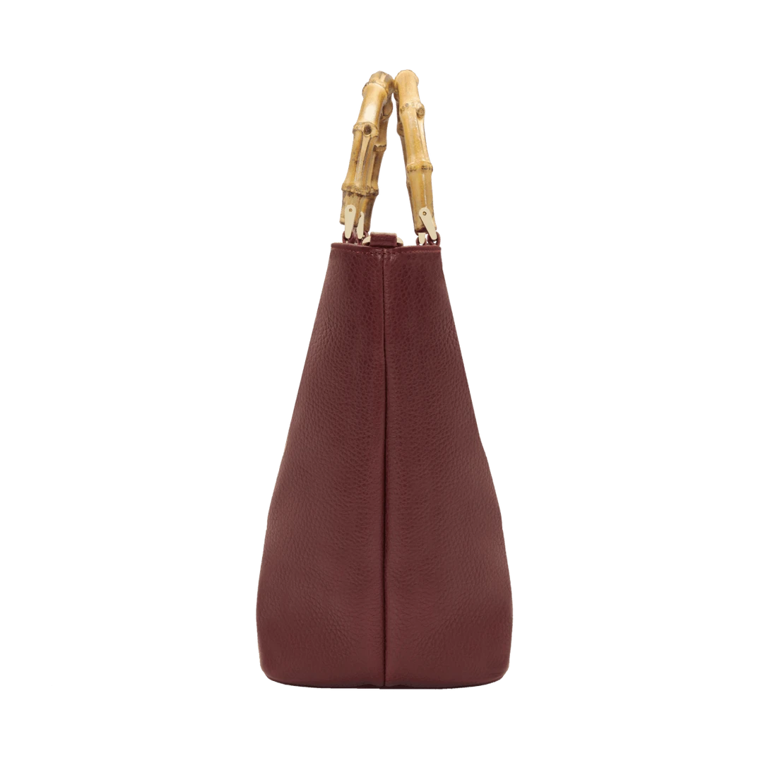 Fratelli Orsini Leather Bags Fiorenza - Calf Leather Women’s Handbag With Bamboo Handles 8 Fratelli Orsini Leather Bags Fiorenza - Calf Leather Women’s Handbag With Bamboo Handles