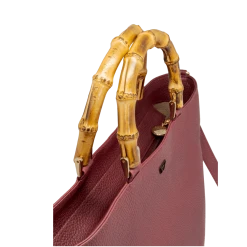 Fratelli Orsini Leather Bags Fiorenza - Calf Leather Women’s Handbag With Bamboo Handles 22 Fratelli Orsini Leather Bags Fiorenza - Calf Leather Women’s Handbag With Bamboo Handles