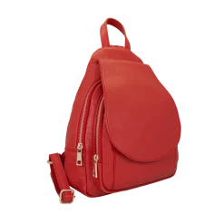 Fratelli Orsini Francesca - Calf Leather Women’s Backpack With Shoulder Straps And Handle