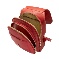 Fratelli Orsini Francesca - Calf Leather Women’s Backpack With Shoulder Straps And Handle