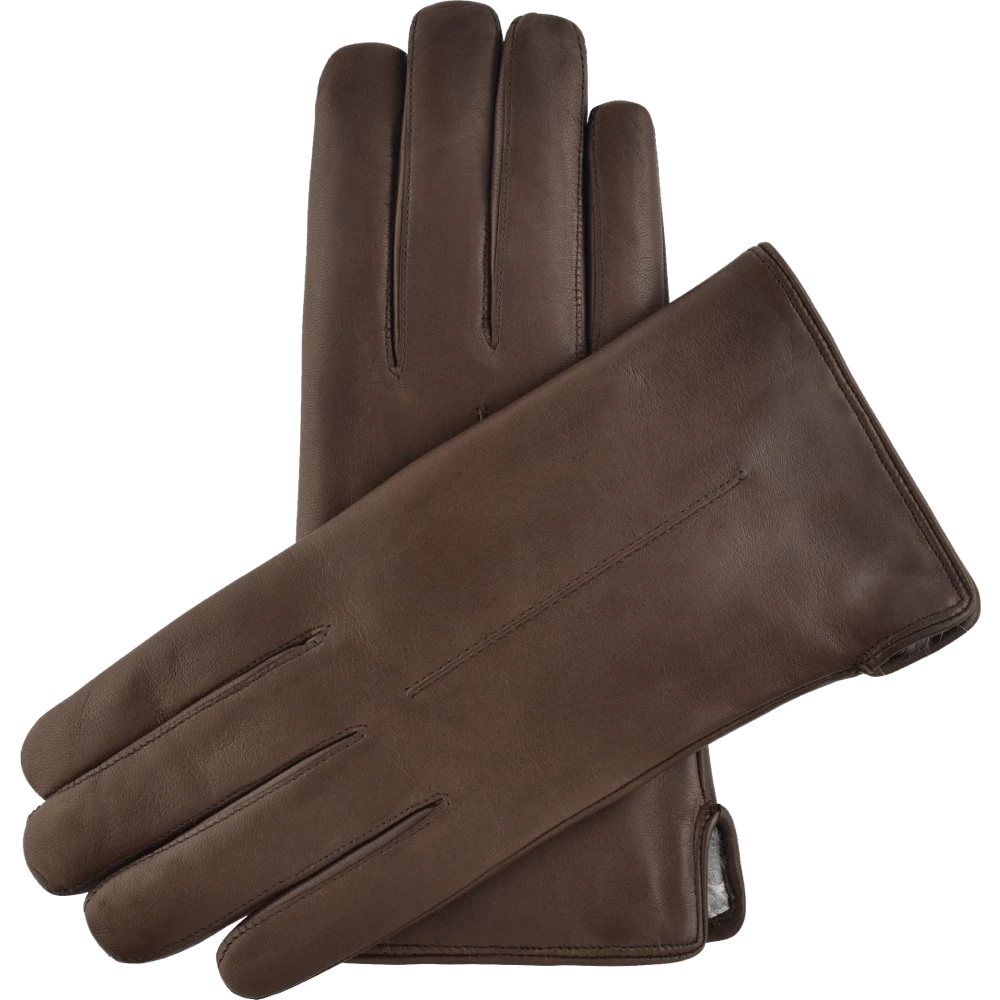 Fratelli Orsini Women's Gloves Francesca (brown) - Lambskin Leather Gloves With Brown Fur Lining 5 Fratelli Orsini Women's Gloves Francesca (brown) - Lambskin Leather Gloves With Brown Fur Lining