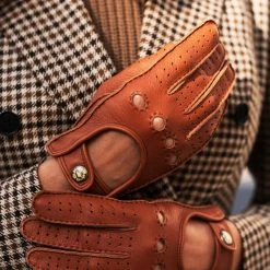 Fratelli Orsini Maria (brown) - American Deerskin Leather Driving Gloves Women's Gloves