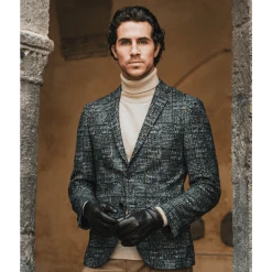 Fratelli Orsini Giovanni (black) - Lambskin Leather Gloves With Cashmere Lining