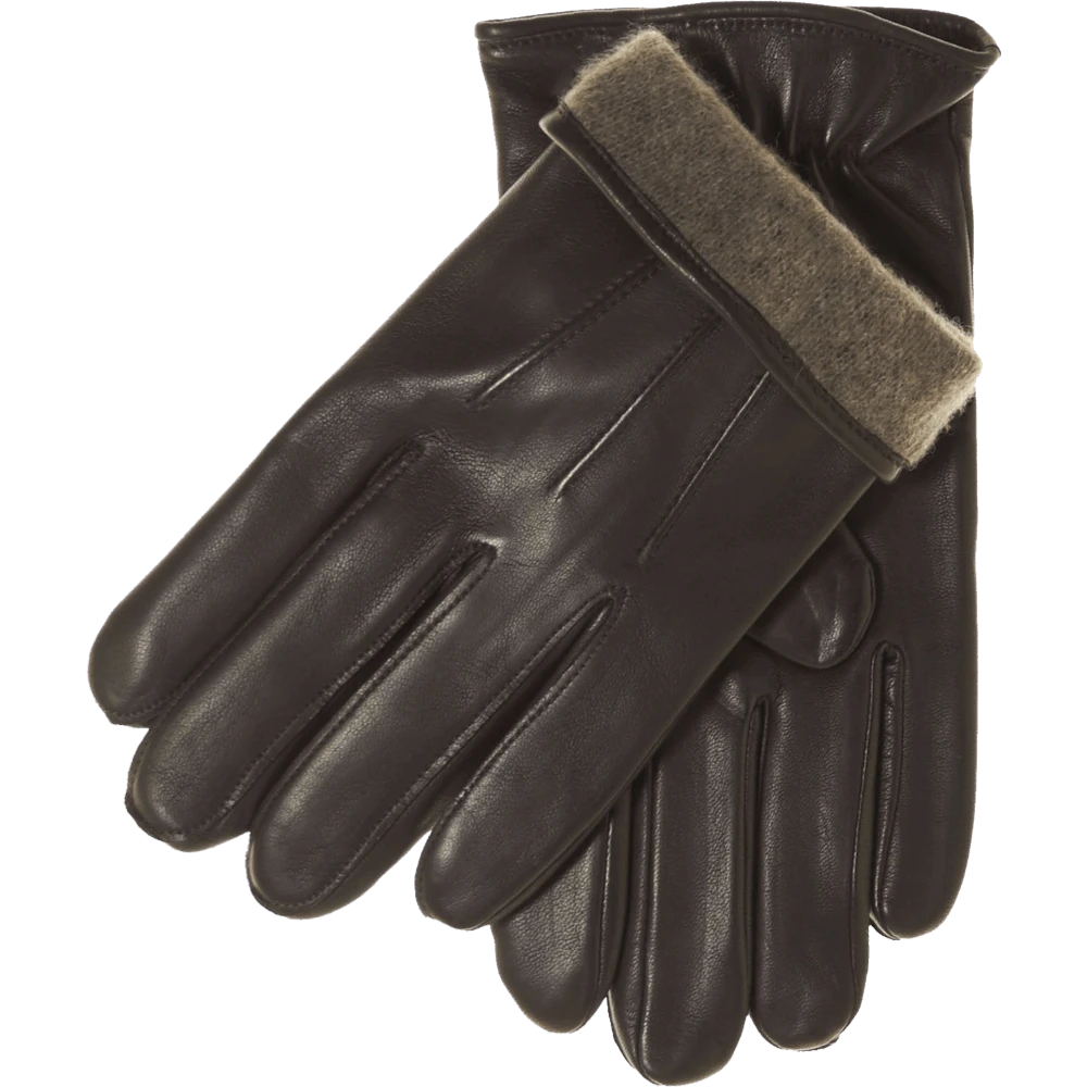 Fratelli Orsini Giovanni (brown) - Lambskin Leather Gloves With Cashmere Lining & Touchscreen Men's Gloves 8 Fratelli Orsini Giovanni (brown) - Lambskin Leather Gloves With Cashmere Lining & Touchscreen Men's Gloves