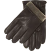 Fratelli Orsini Giovanni (brown) - Lambskin Leather Gloves With Cashmere Lining & Touchscreen Men's Gloves