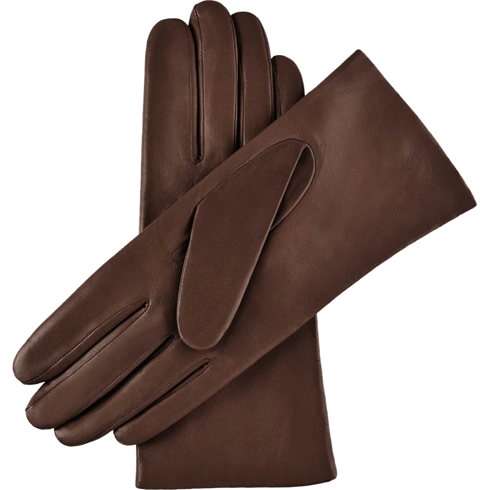 Fratelli Orsini Isabella (brown) - Lambskin Leather Gloves With Cashmere Lining & Touchscreen 4 Fratelli Orsini Isabella (brown) - Lambskin Leather Gloves With Cashmere Lining & Touchscreen