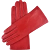 Fratelli Orsini Isabella (red) - Lambskin Leather Gloves With Cashmere Lining & Touchscreen Women's Gloves