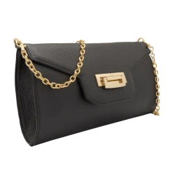 Fratelli Orsini Leather Bags Lalla - Calf Leather Women’s Clutch With Detachable Metal Chain Shoulder Strap 17 Fratelli Orsini Leather Bags Lalla - Calf Leather Women’s Clutch With Detachable Metal Chain Shoulder Strap