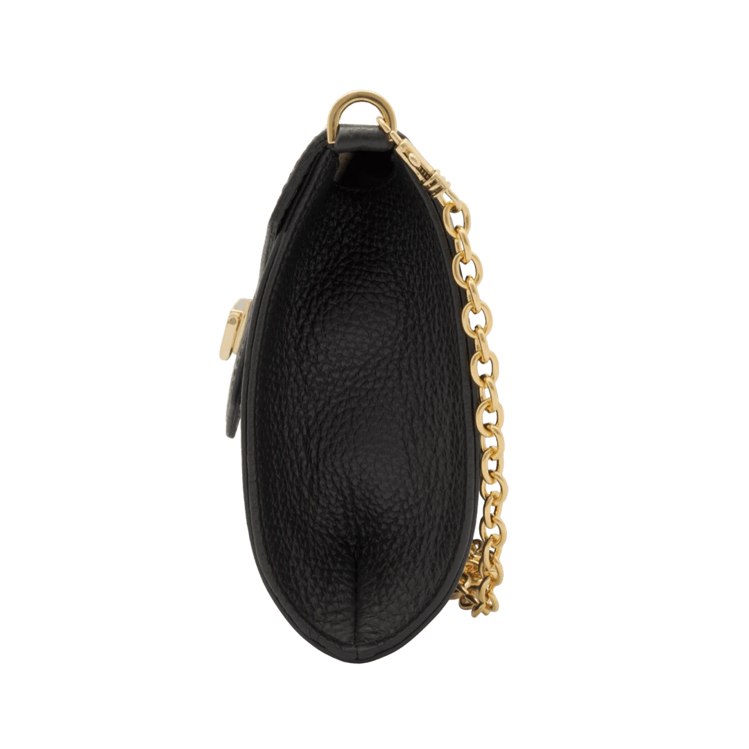 Fratelli Orsini Leather Bags Lalla - Calf Leather Women’s Clutch With Detachable Metal Chain Shoulder Strap 7 Fratelli Orsini Leather Bags Lalla - Calf Leather Women’s Clutch With Detachable Metal Chain Shoulder Strap