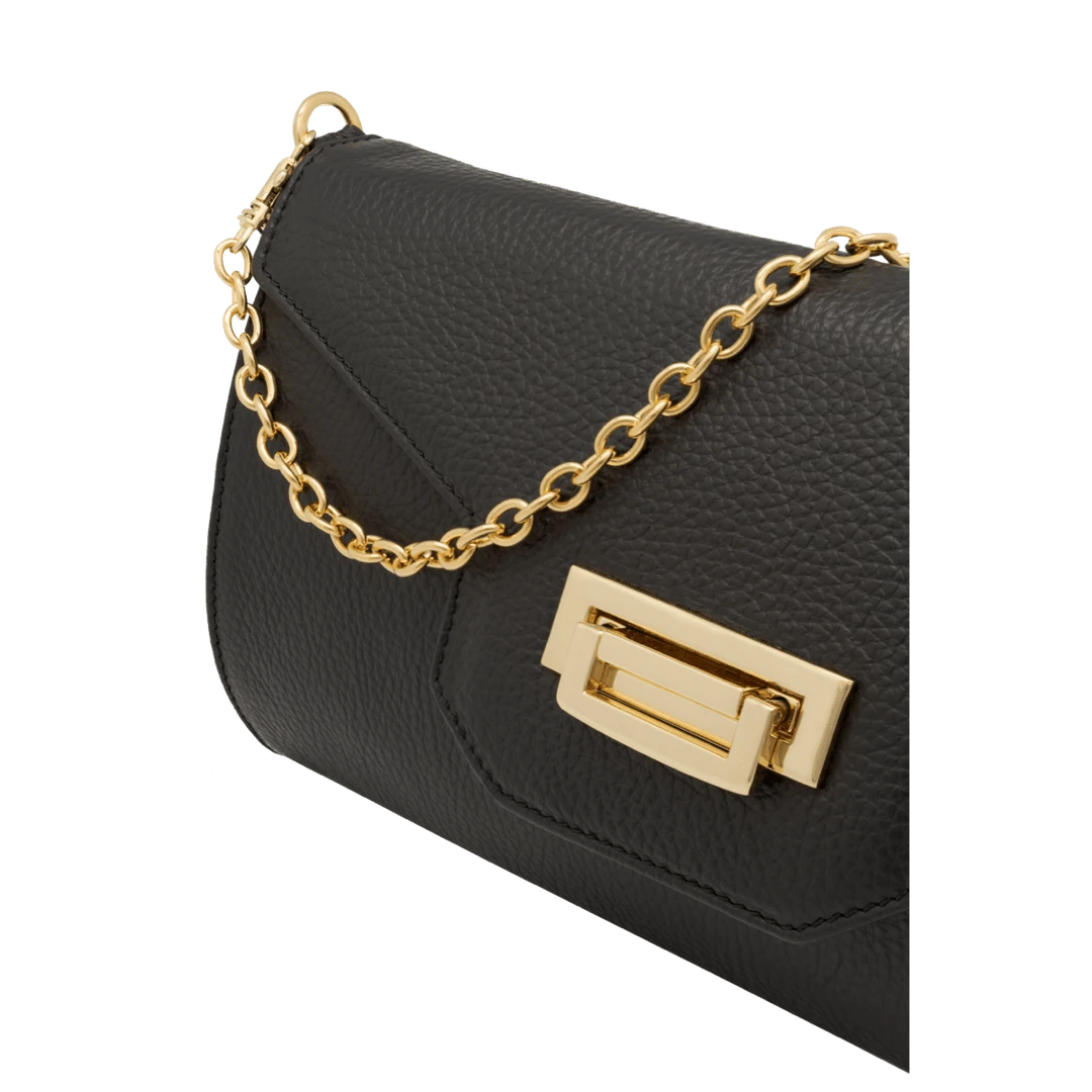 Fratelli Orsini Leather Bags Lalla - Calf Leather Women’s Clutch With Detachable Metal Chain Shoulder Strap 10 Fratelli Orsini Leather Bags Lalla - Calf Leather Women’s Clutch With Detachable Metal Chain Shoulder Strap