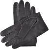 Fratelli Orsini Men's Gloves Leonardo (black) - American Deerskin Leather Driving Gloves