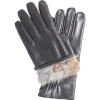 Fratelli Orsini Marco (black) - Lambskin Leather Gloves With Brown Fur Lining Men's Gloves 2 Fratelli Orsini Marco (black) - Lambskin Leather Gloves With Brown Fur Lining Men's Gloves