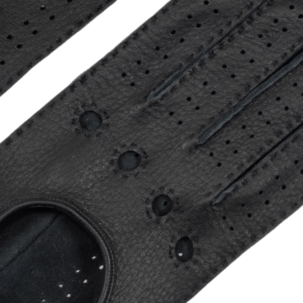 Fratelli Orsini Women's Gloves Maria (black) - American Deerskin Leather Driving Gloves 4 Fratelli Orsini Women's Gloves Maria (black) - American Deerskin Leather Driving Gloves