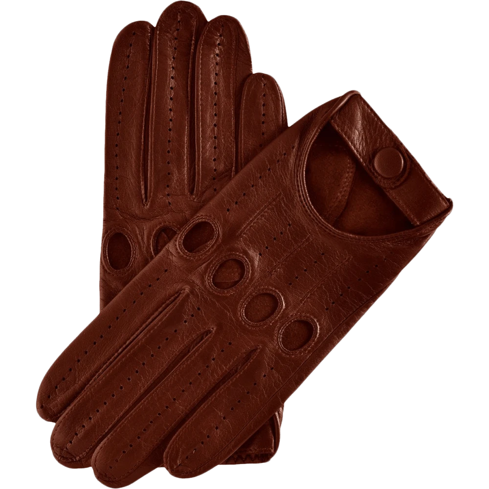 Fratelli Orsini Mario (brown) - Lambskin Leather Driving Gloves & Touchscreen 3 Fratelli Orsini Mario (brown) - Lambskin Leather Driving Gloves & Touchscreen