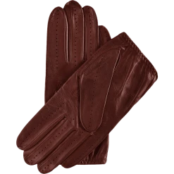Fratelli Orsini Mario (brown) - Lambskin Leather Driving Gloves & Touchscreen