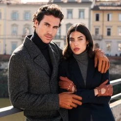 Fratelli Orsini Antonio (brown) - Peccary Leather Gloves With Cashmere Lining Men's Gloves 23 Fratelli Orsini Antonio (brown) - Peccary Leather Gloves With Cashmere Lining Men's Gloves