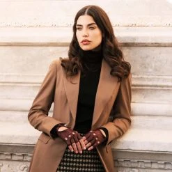 Fratelli Orsini Rossana (cordovan) - Lambskin Leather Driving Gloves