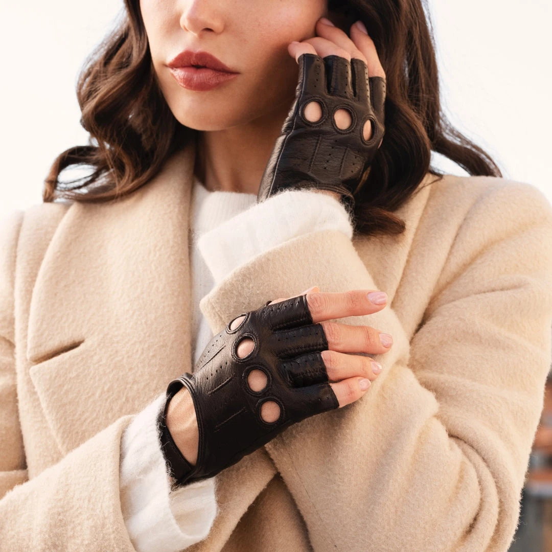 Fratelli Orsini Rossana (dark Brown) - Lambskin Leather Driving Gloves Women's Gloves 7 Fratelli Orsini Rossana (dark Brown) - Lambskin Leather Driving Gloves Women's Gloves