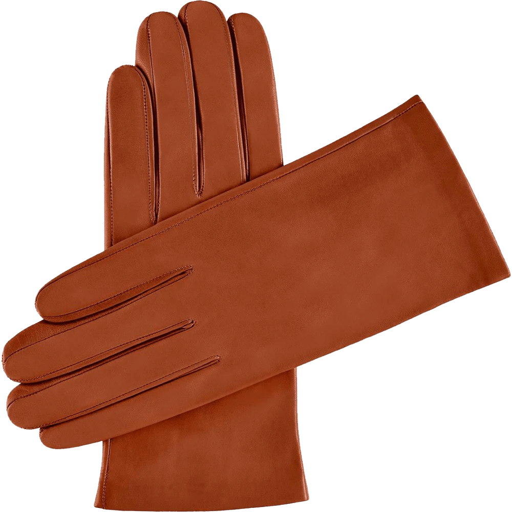 Fratelli Orsini Sofia (brown) - Lambskin Leather Gloves With Silk Lining Women's Gloves 3 Fratelli Orsini Sofia (brown) - Lambskin Leather Gloves With Silk Lining Women's Gloves
