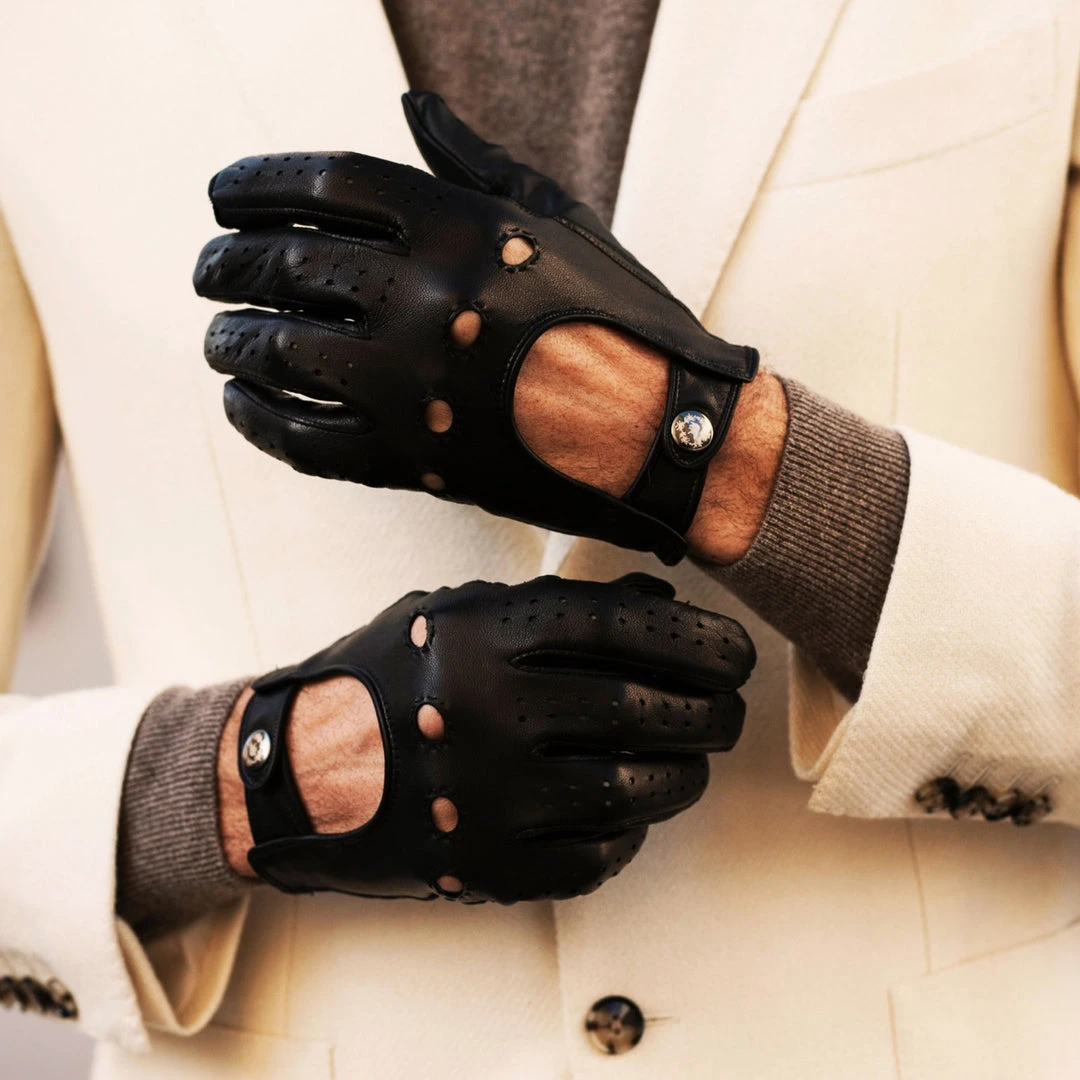 Fratelli Orsini Umberto (black) - Lambskin Leather Driving Gloves & Touchscreen 6 Fratelli Orsini Umberto (black) - Lambskin Leather Driving Gloves & Touchscreen