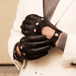 Fratelli Orsini Umberto (brown) - Lambskin Leather Driving Gloves & Touchscreen Men's Gloves 14 Fratelli Orsini Umberto (brown) - Lambskin Leather Driving Gloves & Touchscreen Men's Gloves