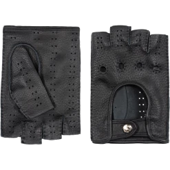 Fratelli Orsini Vincenzo (black) - American Deerskin Leather Driving Gloves