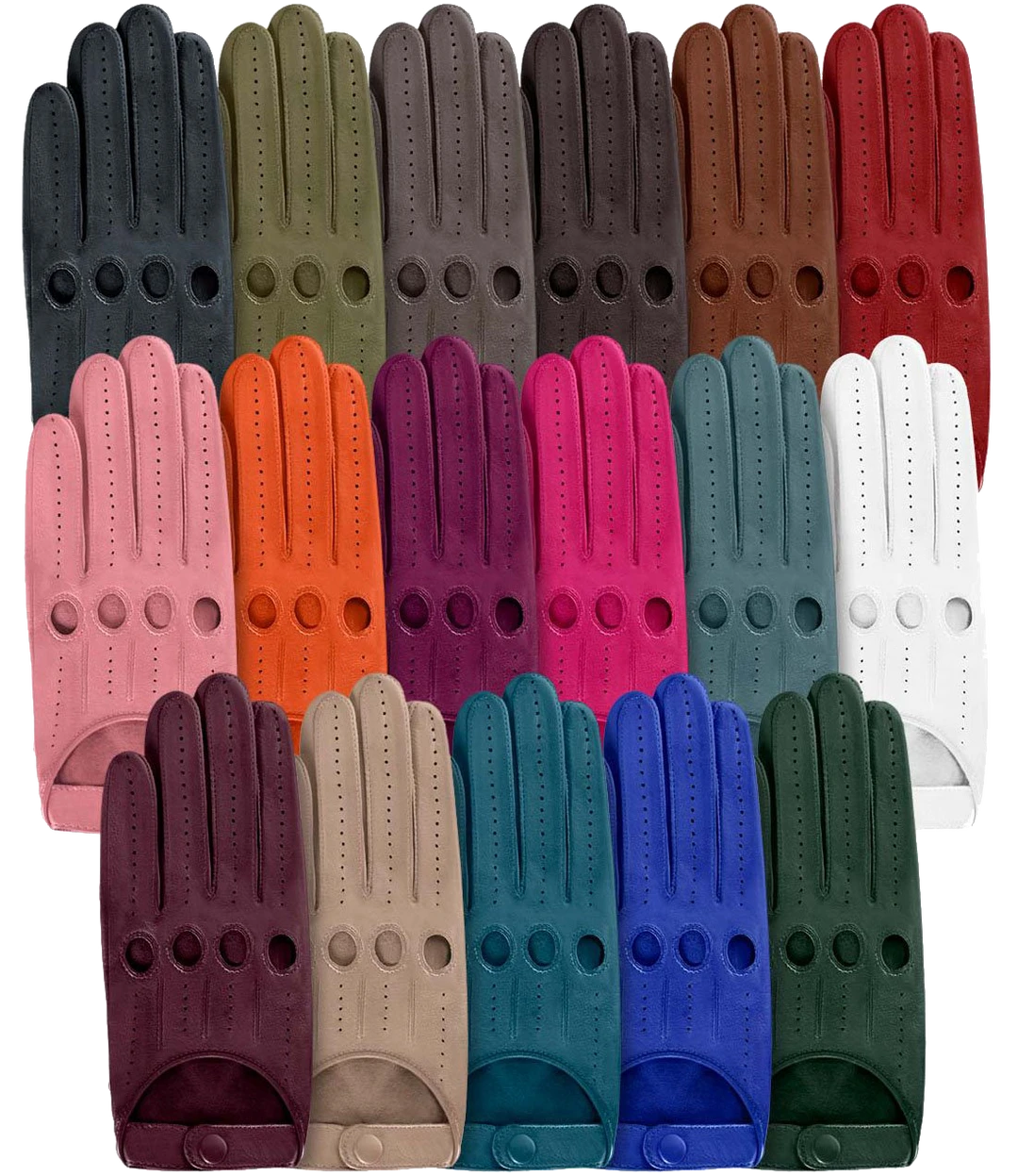 Fratelli Orsini Women's Gloves Alessa (oxblood) - Lambskin Leather Driving Gloves 4 Fratelli Orsini Women's Gloves Alessa (oxblood) - Lambskin Leather Driving Gloves